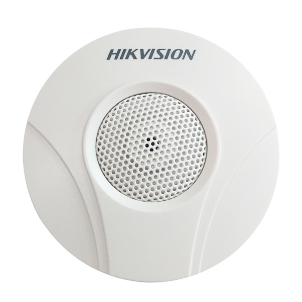 Micrófono Hikivision  - Externo / Omnidireccional - Alta calidad anti-interferencias - 70 m2 Sensibilidad -34dB - Audio RCA / Ja