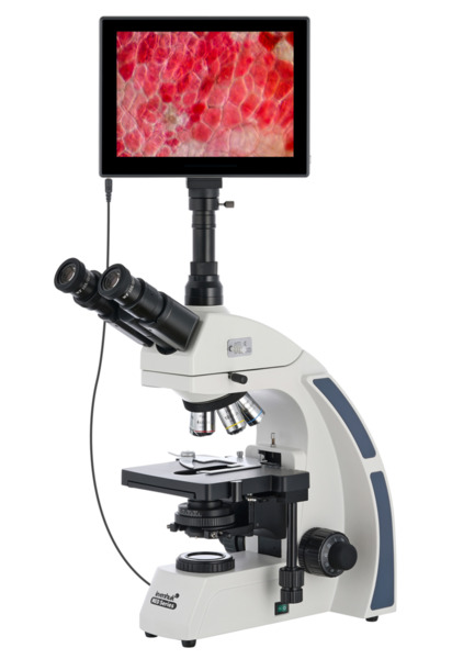 Microscopio trinocular digital Levenhuk MED D40T LCD