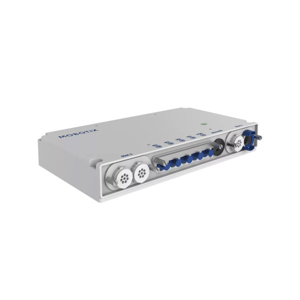 Mobotix MOBOTIX-74 MX-S74A-VDC Cámara modular IP Mobotix con 4 interfaces para sensores ópticos o módulos funcionales. Grabación