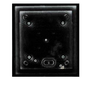 MOBOTIX SINGLE ON-WALL-HOUSING, BLACK  (P/N:MX-OPT-BOX-1-EXT-ON-BL) (1)