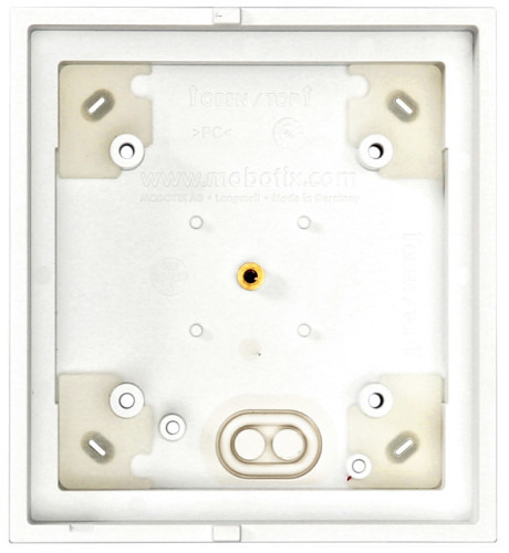 MOBOTIX SINGLE ON-WALL-HOUSING, WHITE  (P/N:MX-OPT-BOX-1-EXT-ON-PW) (1)