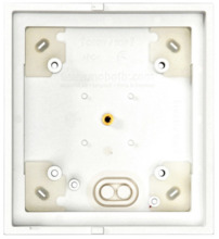 MOBOTIX SINGLE ON-WALL-HOUSING, WHITE  (P/N:MX-OPT-BOX-1-EXT-ON-PW)