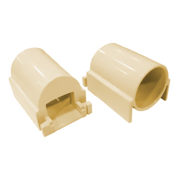 MORLEY BA1AP-IV Accesorio adaptador de la base B501AP-IV para tubos de 18 y 20mm de diámetro exterior. Color Marfil