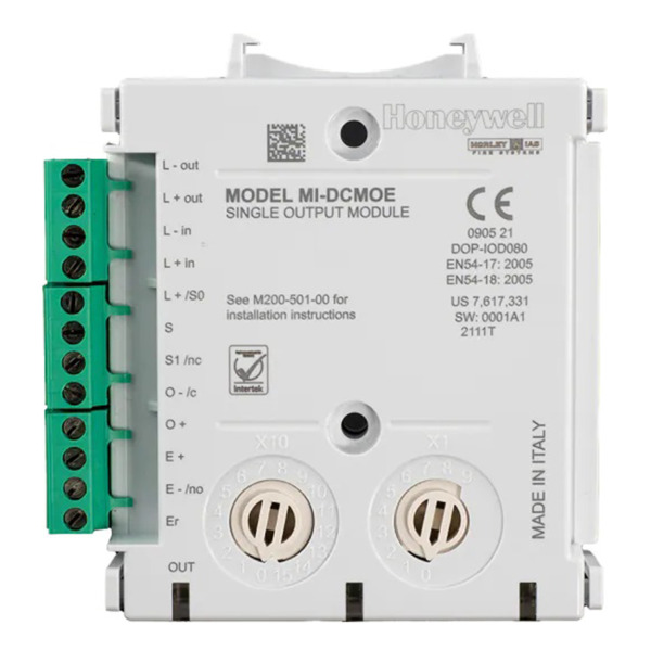 MORLEY MI-DCMOE Módulo de control analogico de 1 salida supervisada con RFL o en forma relé