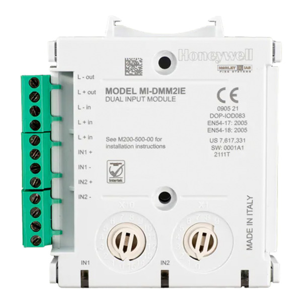 MORLEY MI-DMM2IE Módulo monitor analogico con 2 entradas supervisadas