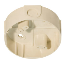 MORLEY SMK400AP-IV Zócalo de superficie para entrada de tubo de hasta 22mm de diámetro exterior. Color Marfil