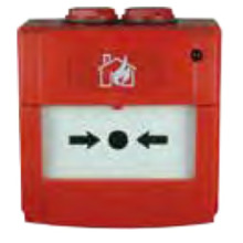 MORLEY W5A-K013 Pulsador manual de alarma estanco para sistemas analógicos Morley