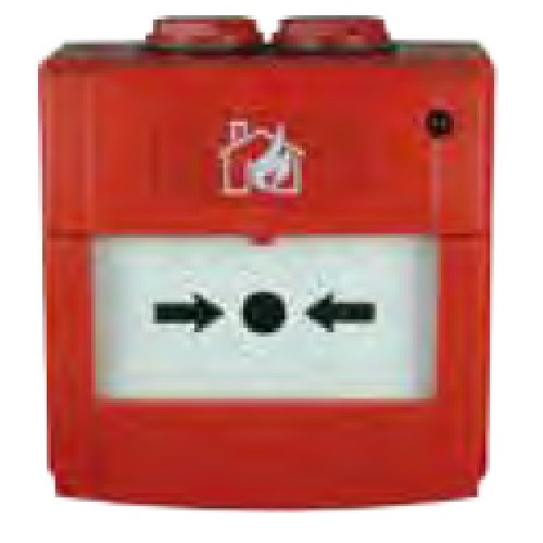 MORLEY W5A-K013 Pulsador manual de alarma estanco para sistemas analógicos Morley