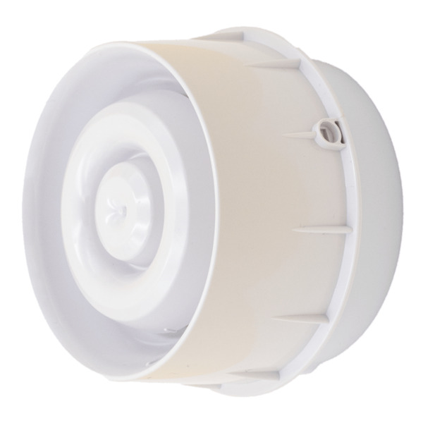 MORLEY WSO-WW-RF Sirena vía radio en red Mesh de Agile. Incluye 4 pilas CR123A. Color blanco (1)