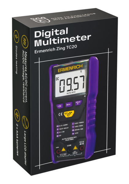 Multímetro digital Ermenrich Zing TC20 (7)