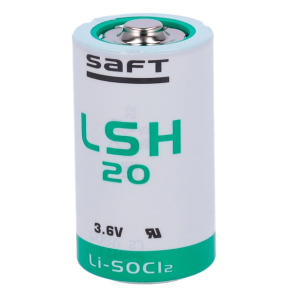 NACIONAL BATT-LSH20-S Saft - Pila LSH20 - Voltaje 3.6 V - Litio - Capacidad nominal 13000 mAh - Compatible con RSI Videofied