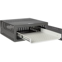 NACIONAL VR-020 Bandeja extraíble para caja fuerte - Compatible con VR120 y VR120E - Para DVR de 1,5 / 2 U rack - Guías telescóp