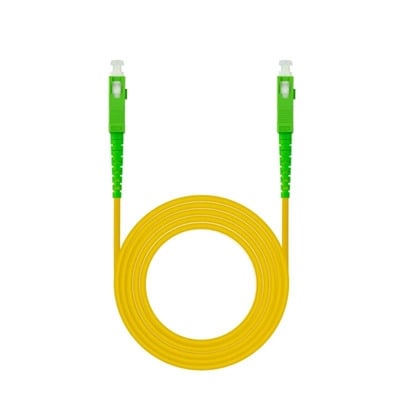 Nanocable Cable fibra SC-APC LSZH Amarillo 100m