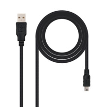 Nanocable Cable USB 2.0 A/M-MINI USB 5p/M  3 M