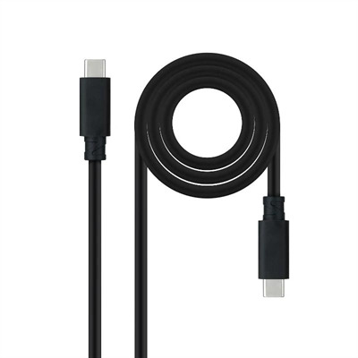 Nanocable Cable USB 3.1GEN2 5A USB-C/M-USB-C/M 2 M