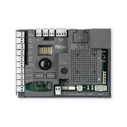 Comprar Nice NICE-034 BCU1 Central de recambio para NICE-029 (M5BAR). Pantalla de 3 caracteres. Joystick y rueda de control para navegar por los menús. Interfaz de usuario mejorada