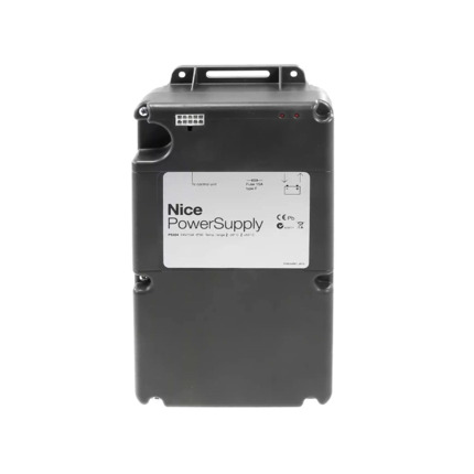 Comprar Nice NICE-039 PS224 Batería de respaldo de 24V CC. Para barreras abrepuertas. Permite tener energía de emergencia en caso de sorte de suministro eléctrico.