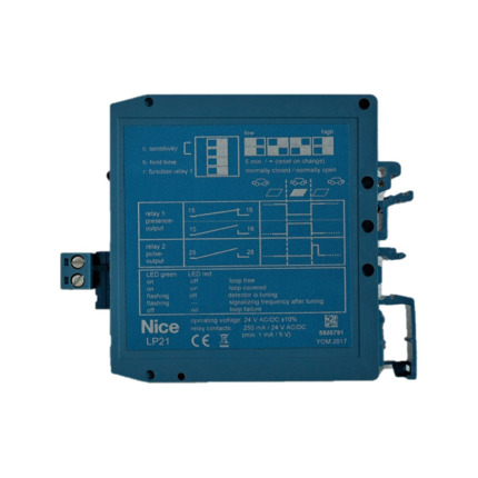 Comprar Nice NICE-046 LP22 Detector magnético de 2 bucles. Lectura de posición o lectura direccional. Detección de vehículos para puertas, barreras, aparcamientos y control de tráfico