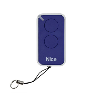Comprar Nice NICE-049 INTI2B Mando a distancia Nice INTI2G. 2 botones. Frecuencia de 433,92 MHz. Incluye pila CR2032. Color azul.
