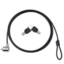 Nilox Cable de Seguridad Doble Llave 1.8 M, Negro