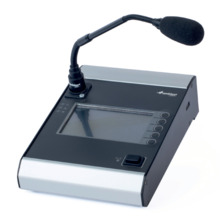NOTIFIER ABT-DMS-LCD Estación de llamada ETH con micrófono de cuello de cisne y pantalla táctil de 4,5"