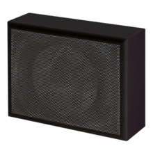 NOTIFIER ABT-W6-B Altavoz para empotrar en pared color negro