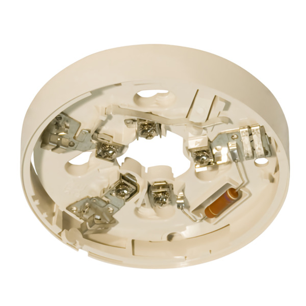 NOTIFIER B401R Base estándar con resistencia de 470 Ohm para detectores convencionales de las series 400, 600 y 800
