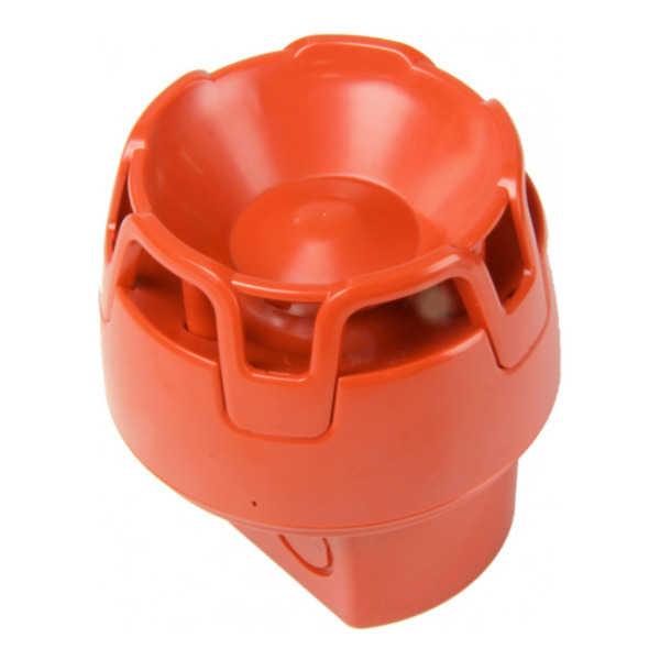 NOTIFIER CWSO-RR-W1 Sirena con base alta. 107 dB. Color rojo. IP65