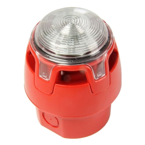 NOTIFIER CWSS-RW-W5 Sirena óptico-acústica con base alta IP65. Clases C y W