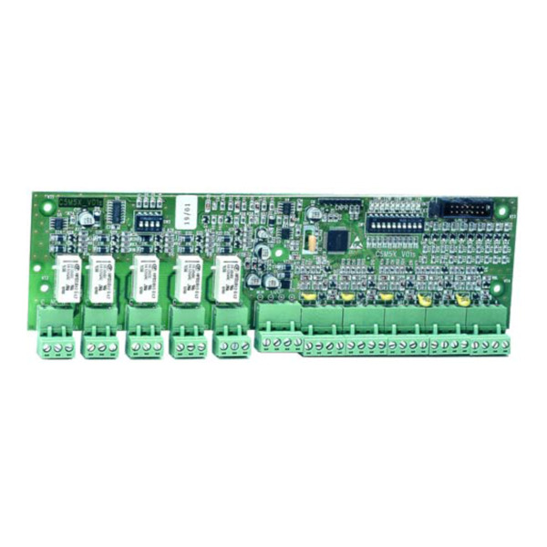 NOTIFIER MCX-55ME Módulo con 5 entradas supervisadas y 5 salidas de relé NA/NC. Protocolos CLIP y OPAL