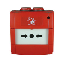Notifier NOTIFIER-104 W5A-RP02SG-N026-41 Pulsador de alarma direccionable de 01 a 159 con led y aislador de cortocircuitos incor