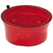 Notifier NOTIFIER-144 WRR Zócalo Estanco IP65 de color rojo para entrada de tubo visto con base incorporada para las gamas de di