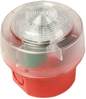 Notifier NOTIFIER-218 CWST-RW-W5 Flash con base alta IP65 para alarma de incendio según EN54/23.