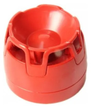 Notifier NOTIFIER-219 CWSO-RR-S1 Sirena con base estándar de color rojo. EN54/3.