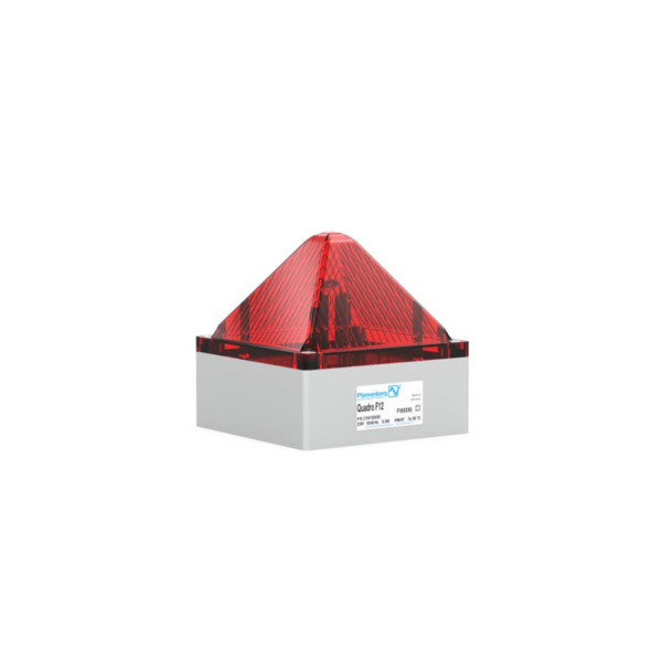 Notifier NOTIFIER-258 QUADRO F12 -3G/3D Luces de señalización. ATEX. 24VDC. 7,5 julios. Lente roja. IP 66. Para uso en áreas con