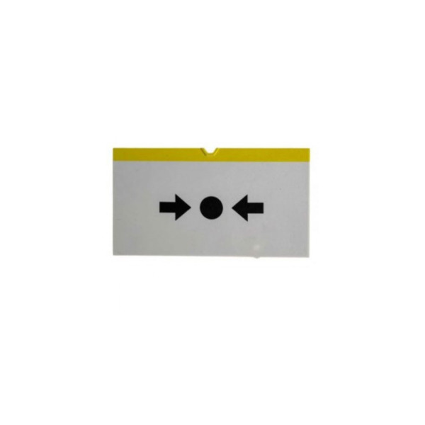 Notifier NOTIFIER-727 PS210 Elemento de plástico reajustable de pulsador de llamada Notifier. Permite restablecer el pulsador tr