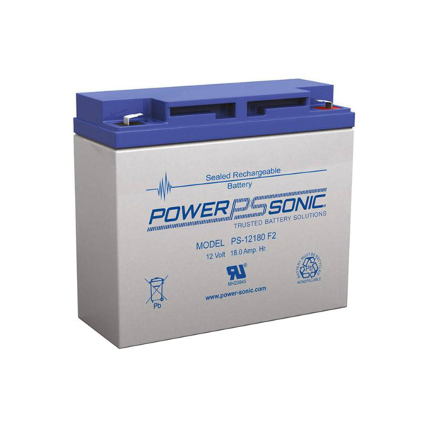 Notifier NOTIFIER-748 BAT-12180-BP Batería recargable Notifier de 12V. Capacidad de 18Ah. Protegida contra sobrecarga. Caja ABS