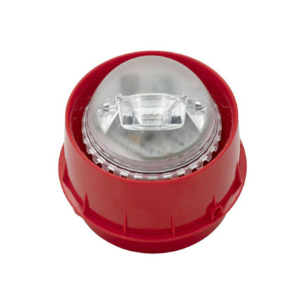Comprar Notifier NOTIFIER-770 NRX-WSF-RR Sirena roja vía radio con flash rojo. Incluye 4 pilas CR123A. Requiere base NOTIFIER-156 (B501RF-RR). Compatible con protocolo OPAL (159+159) y CLIP (99+99). EN54-3/23/25