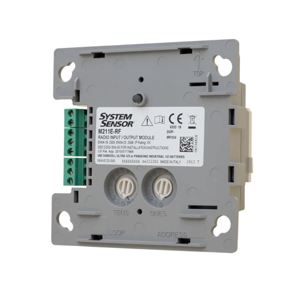 Notifier NOTIFIER-771 NRX-M711 Módulo de entrada y salida vía radio. Incluye 4 pilas CR123A. EN54/18/25.
