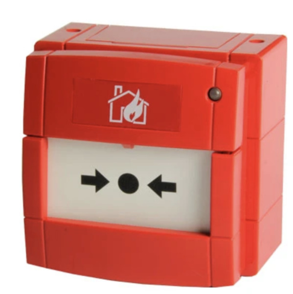 NOTIFIER NRX-WCP Pulsador manual de alarma estanco vía radio en red Mesh de Agile. Incluye 4 pilas CR123A
