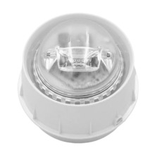 NOTIFIER NRX-WSF-WR Sirena con flash rojo vía radio en red Mesh de Agile. Incluye 4 pilas CR123A. Color blanco