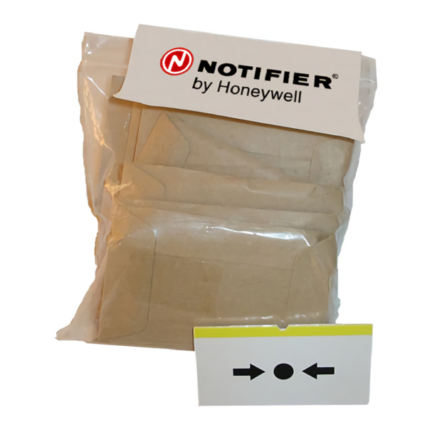 NOTIFIER PS230 Paquete de 10 plásticos flexibles de recambio para pulsadores rearmables de serie KAC