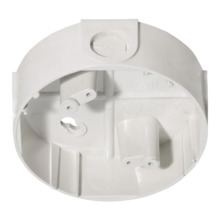 NOTIFIER SMK400AP Zócalo de superficie para tubo de hasta 22mm diámetro exterior. Color Blanco