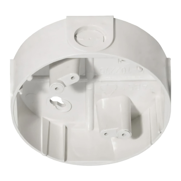 NOTIFIER SMK400AP Zócalo de superficie para tubo de hasta 22mm diámetro exterior. Color Blanco