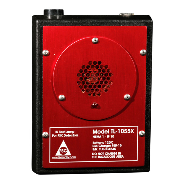 NOTIFIER TL-1055 Lámpara de prueba para detectores IR FSX, incluye cargador universal. Para áreas NO clasificadas