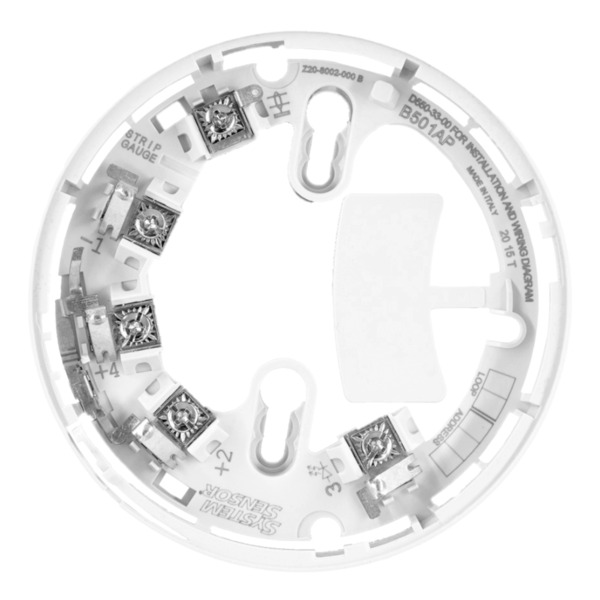 NOTIFIER WRR Zócalo IP65 con base alta roja para dispositivos óptico-acústicos. Incl. B501AP (2)