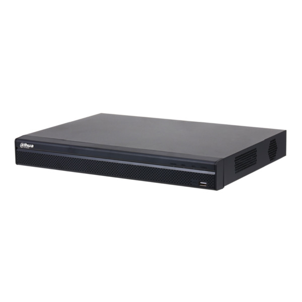 NVR 16ch 128Mbps 4K H265 HDMI 2HDD E/S