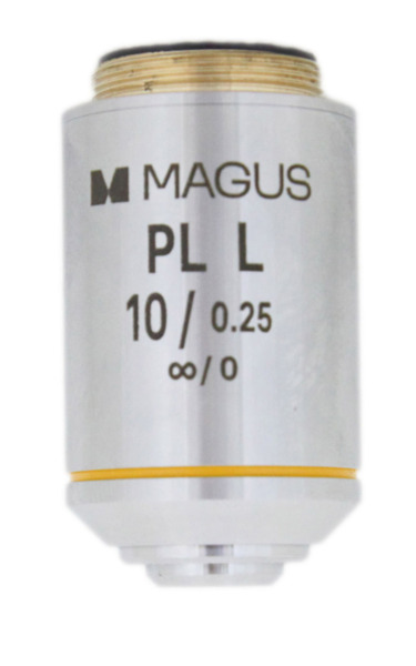 Objetivo MAGUS 10PLL 10х/0,25 Plan L WD 5,0 mm