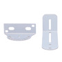 OEM 2XAN-6Z Soporte para barrera - Ángulo y longitud ajustable - Acero inoxidable - Compatible con ABI30 y ABI100 (4)