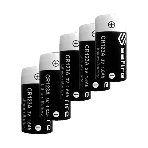 OEM 50XBATT-CR123A Safire - Pack de pilas CR123A - 50 unidades - Voltaje 3.0 V - Litio - Capacidad nominal 1600 mAh - Compatible